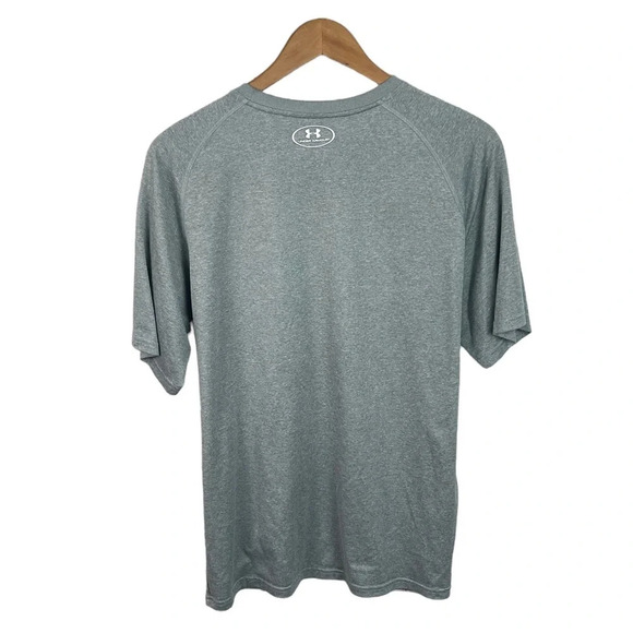 TS858 Mens Under Armour Loose Heat Gear Auburn Tigers Performance Gym Shirt L - Picture 4 of 5